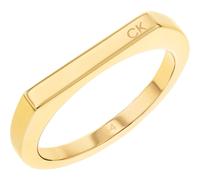 Calvin Klein Women's Yellow Gold Plated Bar Ring