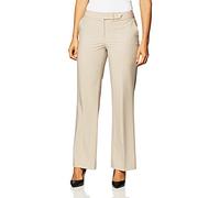 Calvin Klein womensClassic Fit Straight Leg Suit Pant Pants - Beige - 6 32