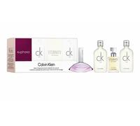 Calvin Klein Ladies Mini Set Gift Set: 2 x CK One EDT 10ml + Eternity 5ml + Euphoria 4ml