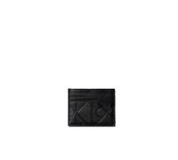 Calvin Klein Leather Cards Holder - Black