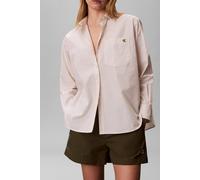 Calvin Klein Jeans Lv047f103g Relaxed Fit Long Sleeve Shirt Beige XS Woman