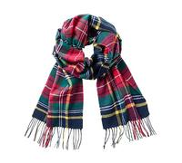 CALVIN & OLIVIA Lightweight Ultra-Soft Scarf - Perfect Holiday Gift for Men & Women, Multicolor Christmas Holiday Plaid, Standard