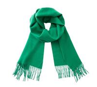 CALVIN & OLIVIA Ultra-Soft Cashmere Feel Scarf Winter Holiday Gift for Men & Women, Saint Patrick's Green, Standard