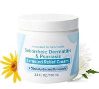 Calvris Scalp Relief Balm - Calvris Seborrheic Dermatitis & Psoriasis Treatment Cream, Beard Recovery Cream, Natural Ingredients, Moisturizing, Suitable for Soft and Soothed Scalp and Skin (1 Pcs)