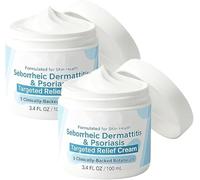 Calvris Seborrheic Dermatitis & Psoriasis Treatment Cream,Beard Recovery Cream,Scalp Relief Balm,for Soft and Soothed Scalp and Skin,for All Skin Types (2 pcs)