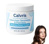 Calvris Seborrheic Dermatitis & Psoriasis Treatment Cream, Calvris Beard Recovery Cream, Natural Psoriasis Scalp Relief cream, for Soft and Soothed Scalp and Skin, for All Skin Types (1)