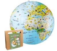 Caly Globe - My inflatable globe "Animals" - English - ref 49KB