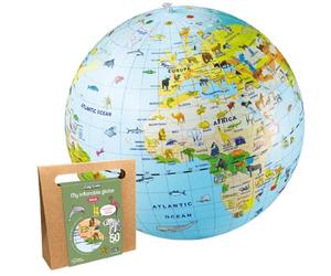Caly Globe - My inflatable globe "Animals" - English - ref 49KB