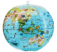 CALY - Inflatable globe "Animals" 30 cm - A globe to discover the world with! The animal kingdom and the multitude of continents they belong to at your fingertips! - English - 057B