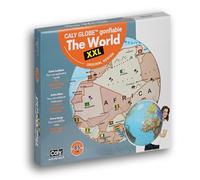 Caly XXL Inflatable Globe The World 85 cm, 060ENF, Ocean Blue