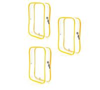 CALYGO Quart Size Travel Bag TSA Approved Toiletry Bag, Airplane Essentials for Flying, Long Flight European International Must Haves, Yellow, Yellow, Yellow, Clear Quart Size Travel Bag Tsa Approved,