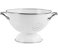 Calypso Basics by Reston Lloyd Powder Coated Enameled Colander, 1.5 Quart, White