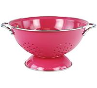 Calypso Basics by Reston Lloyd Powder Coated Enameled Colander, 3 Quart, Magenta
