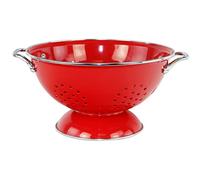 Calypso Basics by Reston Lloyd Powder Coated Enameled Colander, 3 Quart, Red