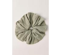 Calypso Beaded Trim Scrunchie at Free People in Sage - female