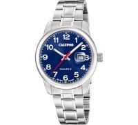Calypso Mens Blue Stainless Steel Watch K5860/4
