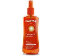 Calypso Deep Tanning Body Oil Tan Accelerator Spray Carrot SPF 15 Vegan 200ml