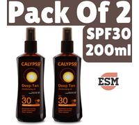 Calypso Deep Tanning Monoi Tahiti Oil Spray with SPF6 & SPF30 200ml Natural Tan