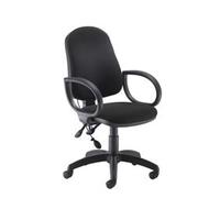 Calypso Ergo 2 Lever With Lumbar Pump + Fixed Arms - CH2810BK+AC1002