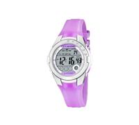 Calypso Girl's Digital Watch with LCD Dial Digital Display and Purple Plastic Strap K5571/3