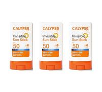 Calypso Invisible Spf 50 Sun Protection Stick 15g - Pack of 3