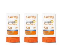 Calypso Invisible Sun Protection Stick, SPF 50, 15g, Pack of 3