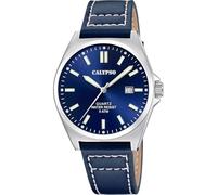Calypso K5868/3 Mens Stainless Steel Watch with Leather Strap