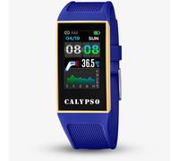 Calypso Ladies Blue Rubber Strap Smart Watch K8502/2