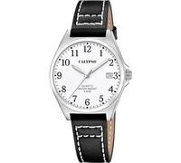 Calypso Ladies White Leather Strap Watch K5869/1