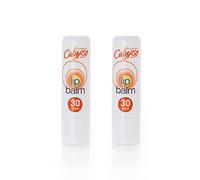 Calypso Lip Balm Sun Protection SPF30 - Double Pack | Protective Lip Moisturiser with Beeswax and Shea Butter, high UVA and UVB Sun Protection