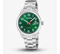 Calypso Mens Basic Green Stainless Steel Watch K5860/6