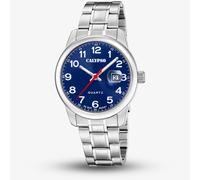 Calypso Mens Blue Stainless Steel Watch K5860/4