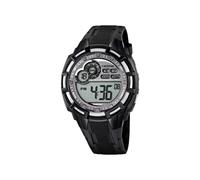 Calypso Men's Digital Watch with LCD Dial Digital Display and Black Plastic Strap K5625/1