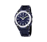 Calypso Men's Quartz Watch with Blue Dial Analogue Display and Blue Plastic Strap K5560/3