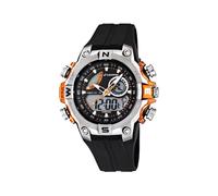 Calypso Men's Quartz Watch with Multicolour Dial Analogue Digital Display and Black Plastic Strap K5586/4