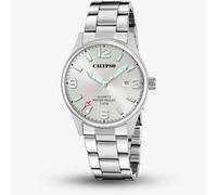 Calypso Mens Silver Stainless Steel Watch K5860/2