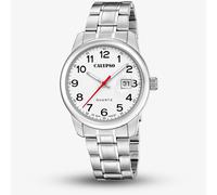 Calypso Mens Silver Stainless Steel Watch K5872/1