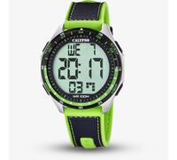 Calypso Mens Urban Digital Green Plastic Strap Watch K5887/2