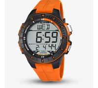 Calypso Mens Urban Digital Orange Rubber Strap Watch K5607/1