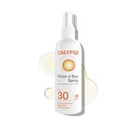 Calypso Once A Day Sun Protection Spray SPF30 | 8 Hours Sun Protection | Non Greasy | Water Resistant | 200ml, Transparent,package may vary