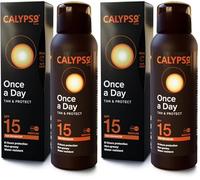 Calypso Once A Day Tan & Protect SPF15-200 ml (Pack of 2)