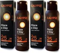 Calypso Once A Day Tan & Protect SPF25-200 ml CALC25TAN (Pack of 2)