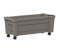Calypso Planter with Wheels PP Outdoor Garden Mobile Weather-Resistant vidaXL