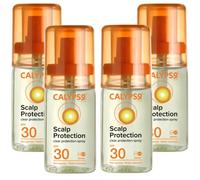 Calypso Scalp Protector Spray SPF30 - Pack of 4 × 50ml ǀ Hair and Scalp Sunscreen, UVA and UVB Protection, Water Resistant, Non-Greasy