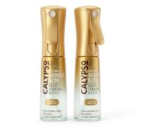 Calypso Summer Glow Gradual Fake Tan Water, Light to Medium, 2 x 100ml - Streak-Free Self Tanning for Face and Body with Vitamin C