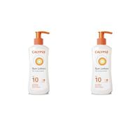 Calypso Sun Lotion SPF10, 12 hours Moisturisation, Anti Ageing, Water Resistant, 200ml (Pack of 2)