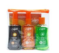 Calypso Sun Travel Essentials Tanning Set - 3 pcs
