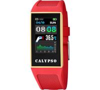 CALYPSO Watch Model K8502 / 3 from The SMARTWATCH Collection, 23.80/41.30 mm case with Fuchsia Rubber Strap for Women K8502/3