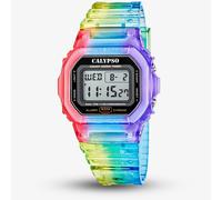 Calypso Unisex Colour Splash Multicoloured Digital Watch K5874/6