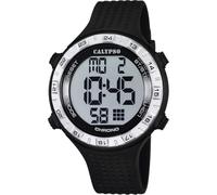 Calypso Unisex Digital Watch with LCD Dial Digital Display and Black Plastic Strap K5663/1